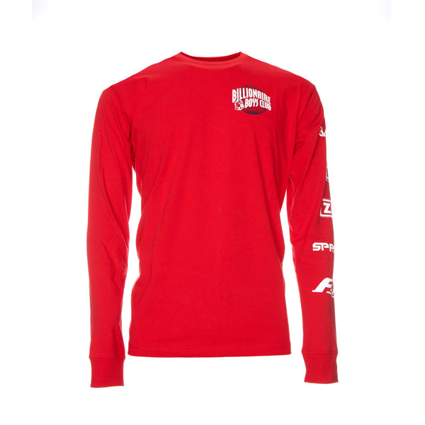 Billionaire Boys Club & Ice Cream BB World Tour LS Knit  Red