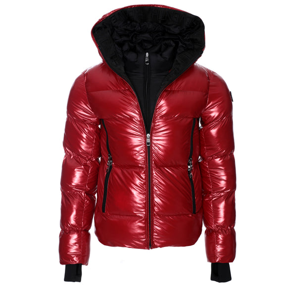 7th Heaven Men's Puffa Jacket Red