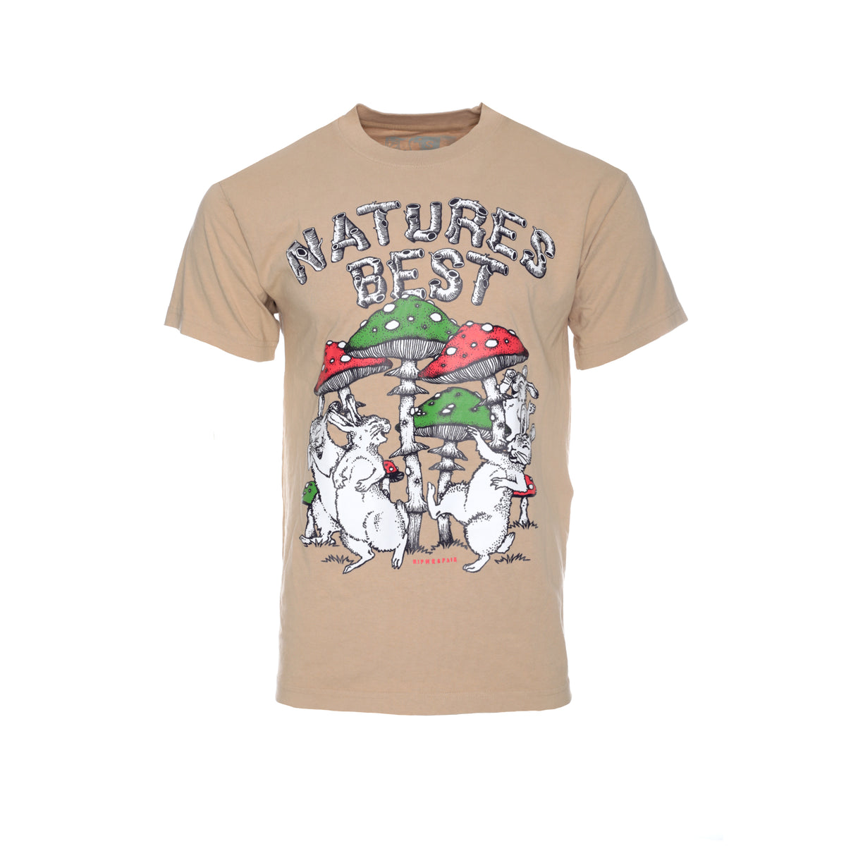 Rip N Repair Natures Best Men's SS Graphic T-Shirt Tan