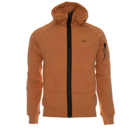 Garment Dyed Open Hoodie