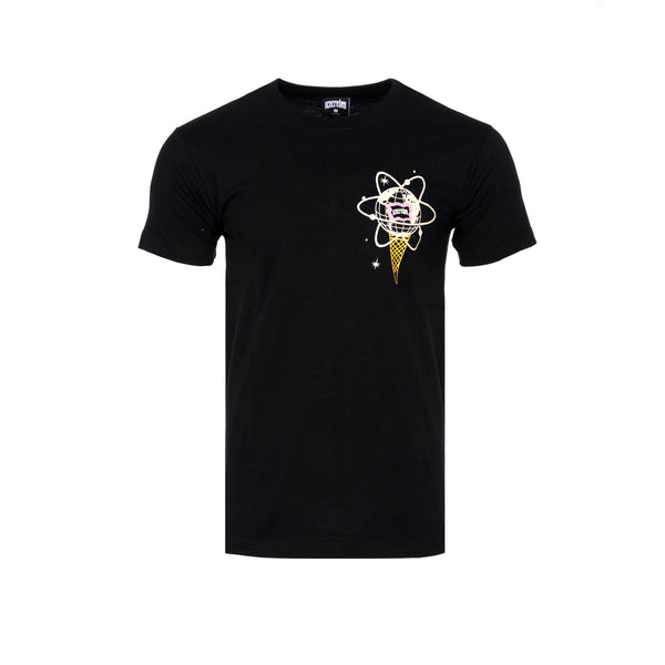 Ice Cream Galactic Men's SS Graphic Tee Black - SIZE Boutique