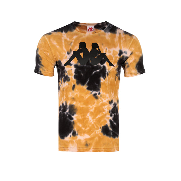 Kappa Authentic Gast Tie Dye Men's SS Logo Tee Beige