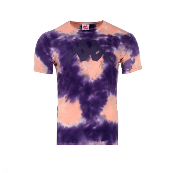 Kappa Authentic Gast Tie Dye Men's SS Logo Tee Cream