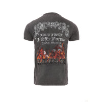 Valabasas "All Glory Tour" Blue Grey Vintage Wash Men's Graphic SS Tee - SIZE Boutique