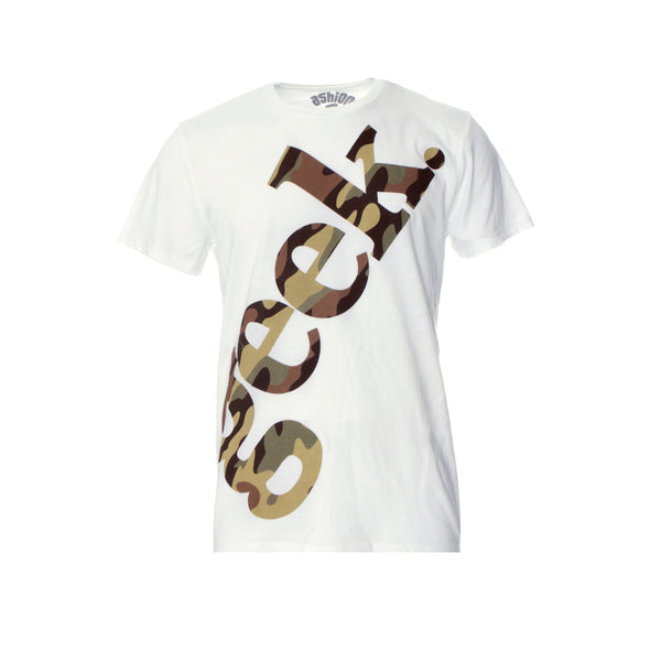 Fashion Geek Slanted Camo Men's SS Graphic Tee