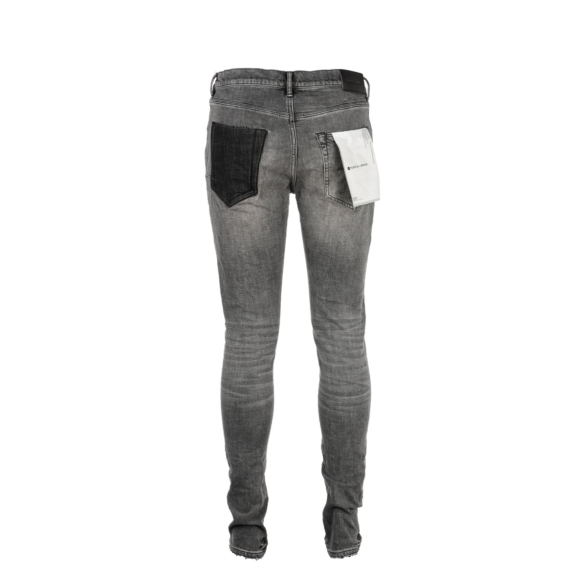 Purple Brand P001 Grey Four Pocket Destroy Men's Jeans.