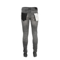 Purple Brand P001 Grey Four Pocket Destroy Men's Jeans.