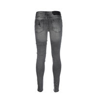 Black Denim Storm Fly Men's Black Skinny Jeans
