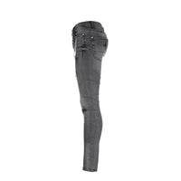 Black Denim Storm Fly Men's Black Skinny Jeans