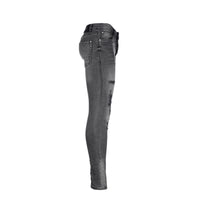 Black Denim Storm Fly Men's Black Skinny Jeans