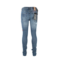 Ksubi Van Winkle Hilite Trashed Men's Blue Jeans - SIZE Boutique