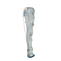 Valabases Hybrid Stacked Men's Jean Blue