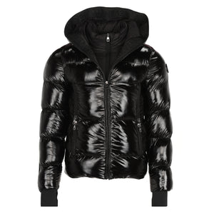 7th Heaven London Puffa 2.0 Men's Winter Jacket Gloss Black