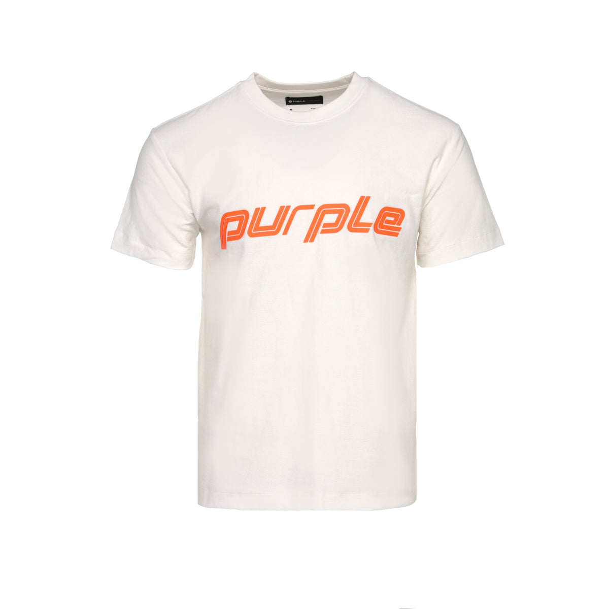Purple Brand Double Stripe Men's SS Tee Coconut White - SIZE Boutique