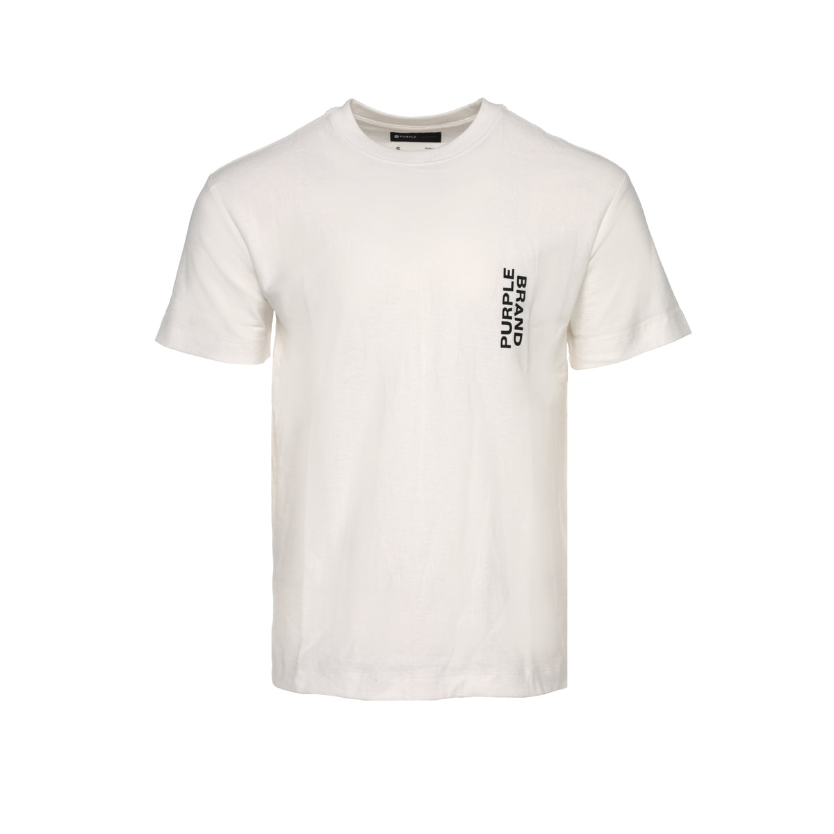 Purple Brand Textured Jersey Men's SS Tee Coconut Milk
