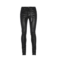 Purple Brand P001 LE Leathered Black Men's Designer Jean