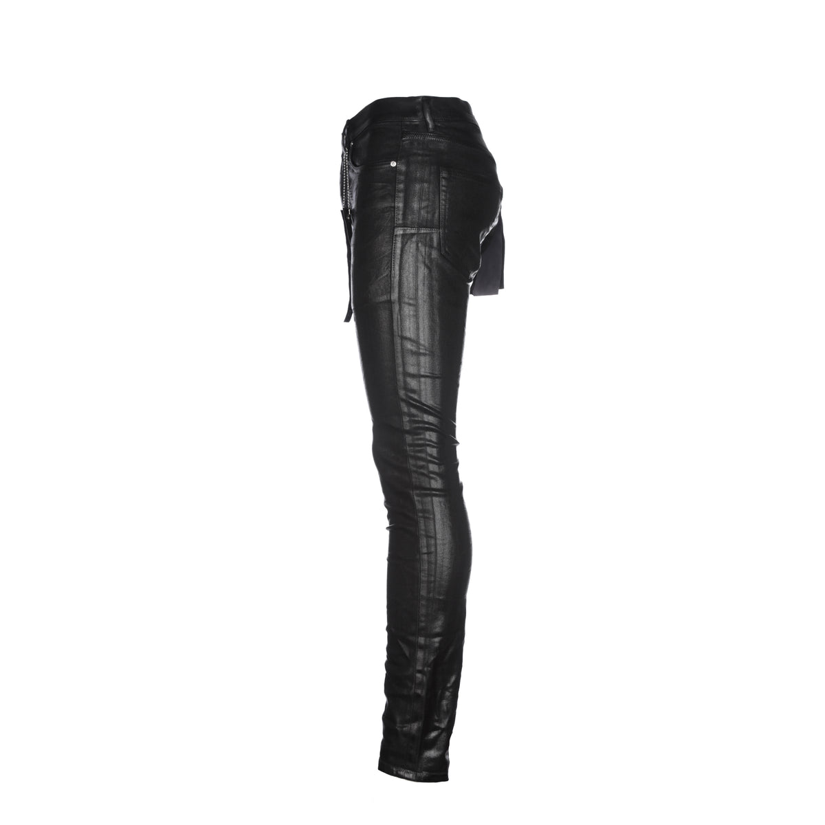 Purple Brand P001 LE Leathered Black Men's Designer Jean