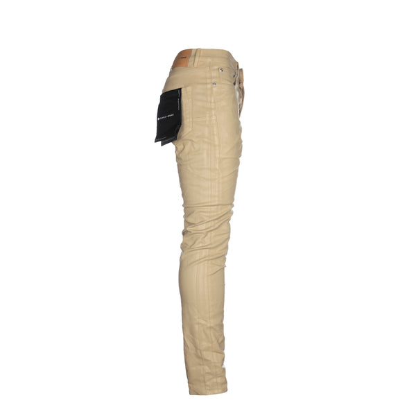 Purple Brand P001 Leathered ECRU Men's Designer Jean