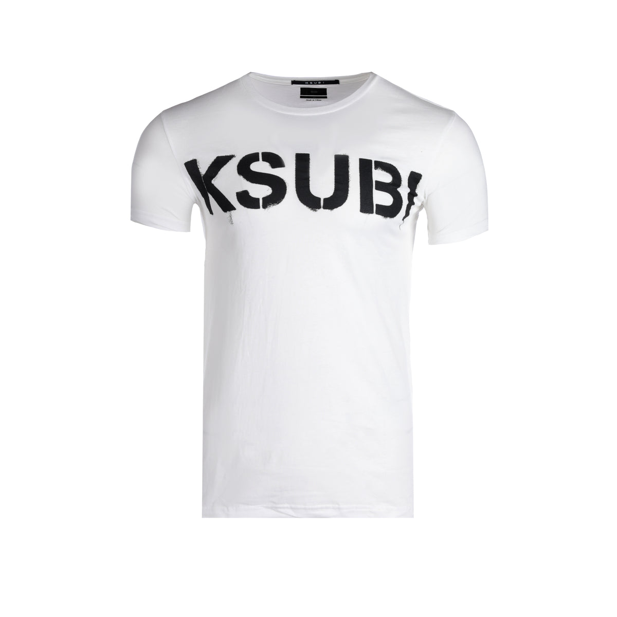 Ksubi Men's Stencil Seeing Lines SS Tee WH