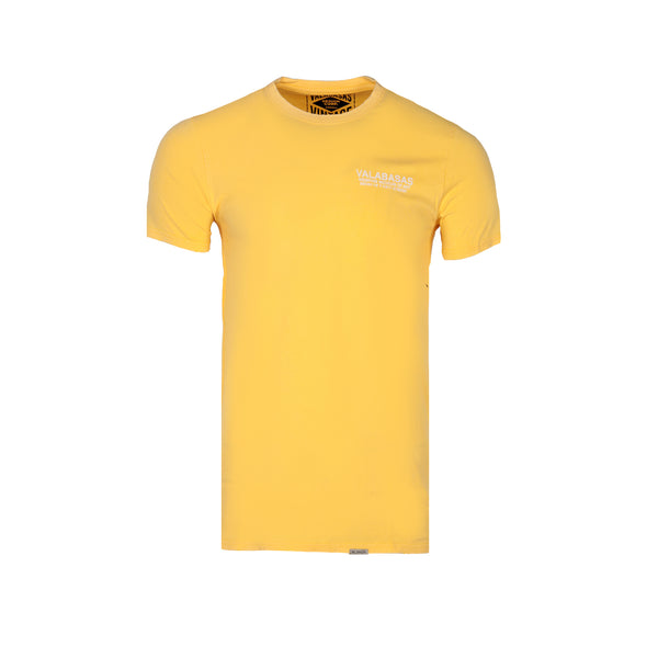 Valabasas "Lion Heart" Vintage Gold Wash Men's Graphic SS Tee