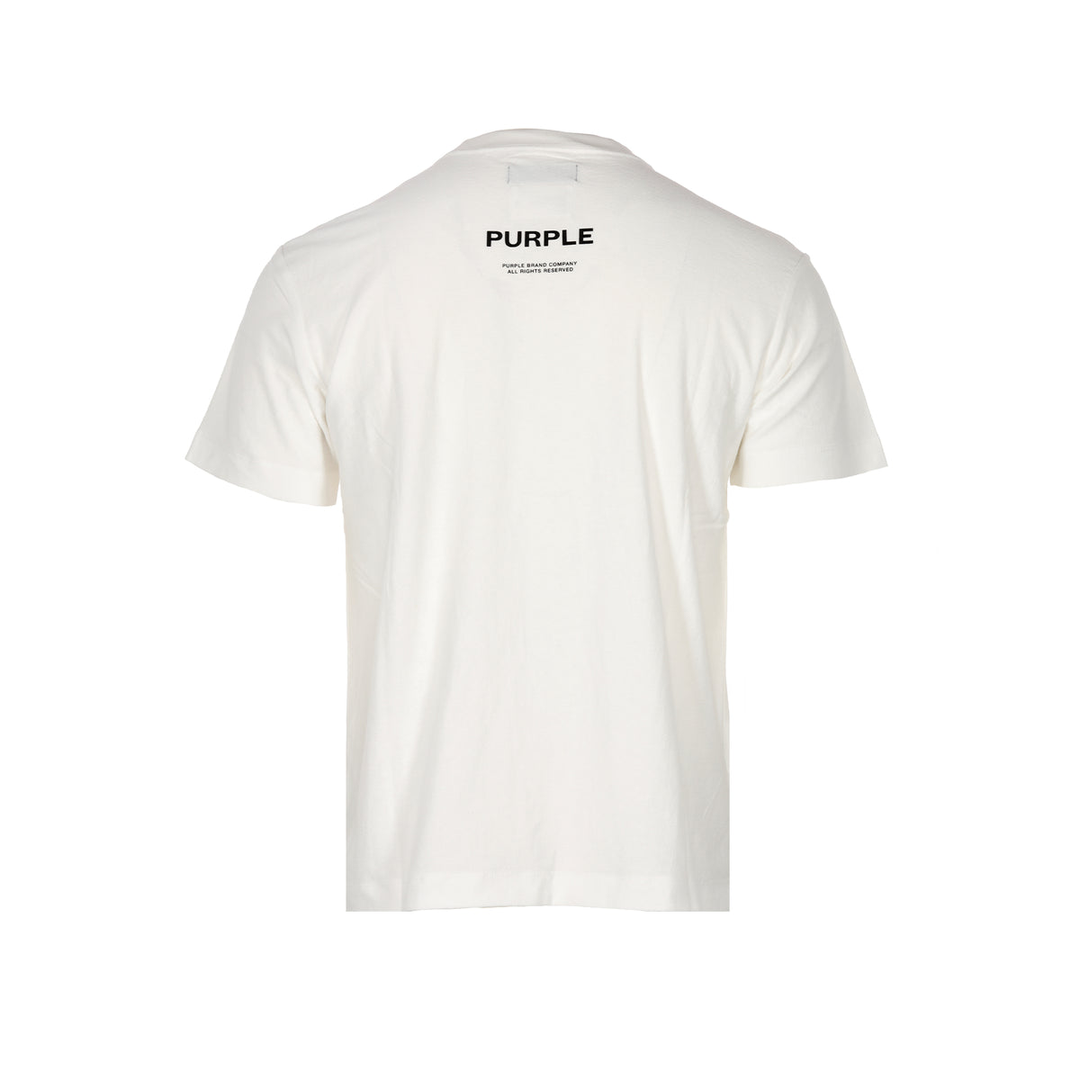 Purple Brand Textured Jersey Meander Men's SS Tee Coconut Milk