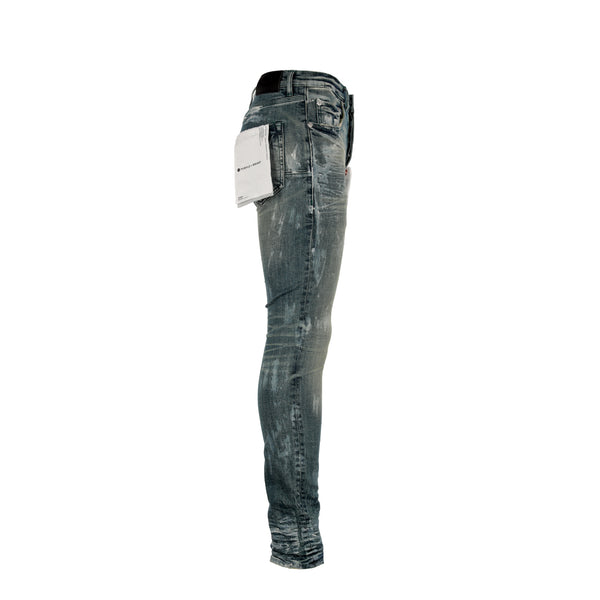 Purple Brand P001 Mid Indigo Hard Wax Men's Designer Jeans