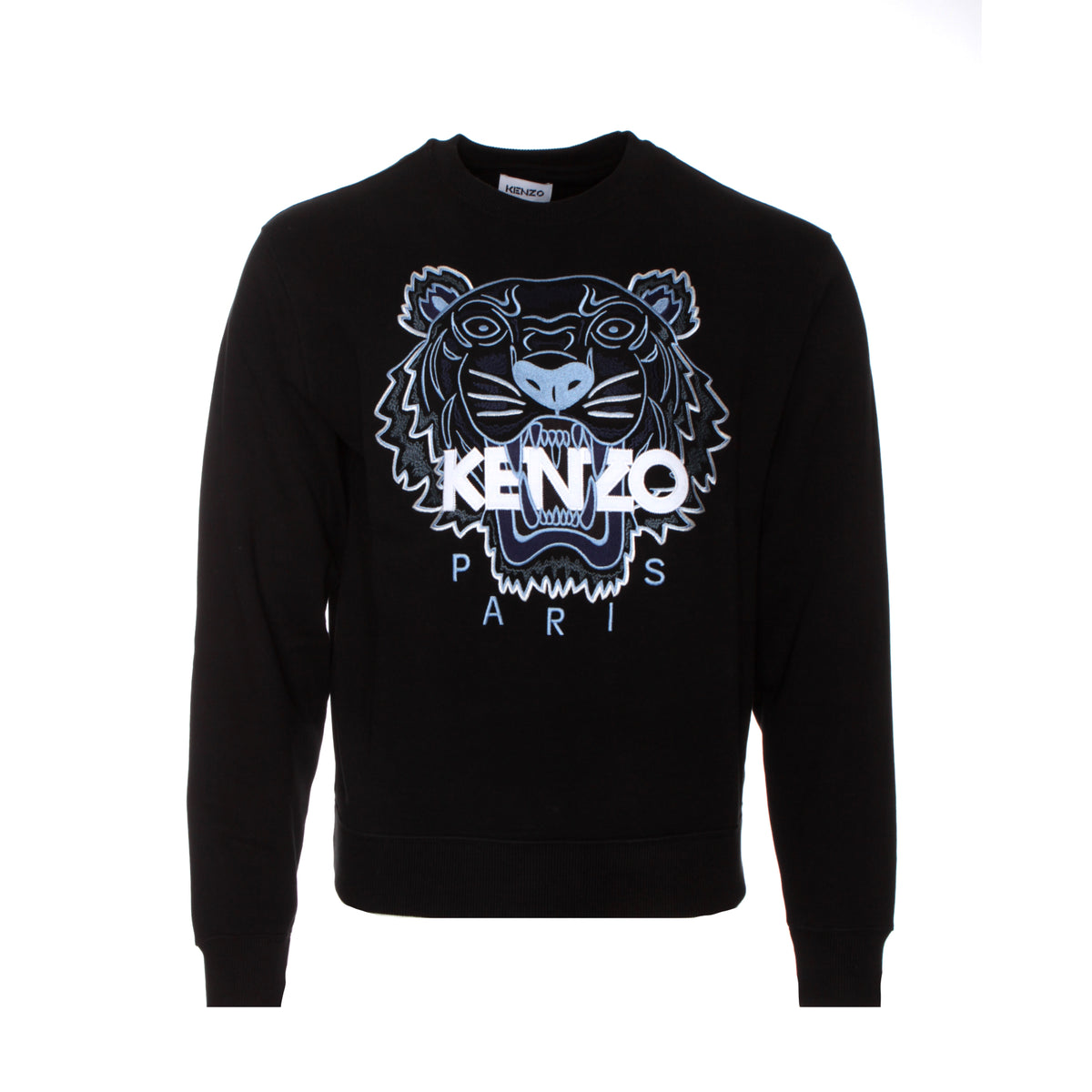Kenzo Paris SS21 Tiger Classic Men's Pullover Sweatshirt Black