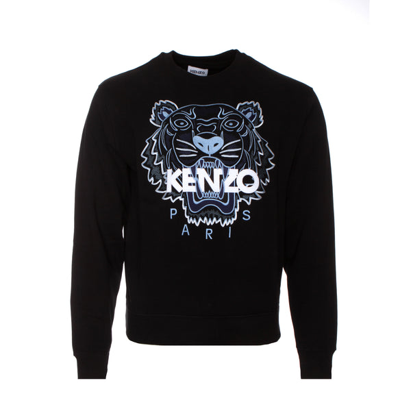 Kenzo Paris SS21 Tiger Classic Men's Pullover Sweatshirt Black
