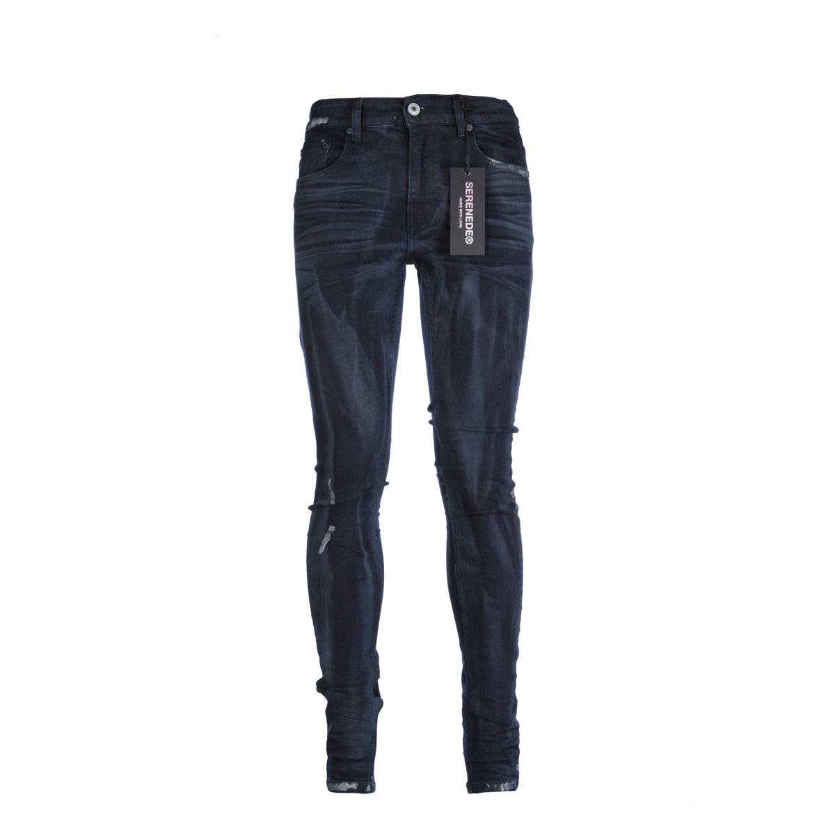 Serenede Navy Fume Men's Designer Jeans