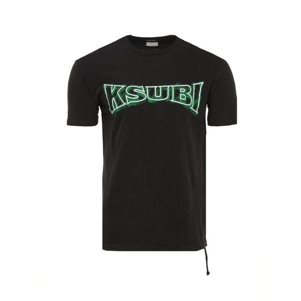 Ksubi Neon Kash Men's Graphic SS Tee Black