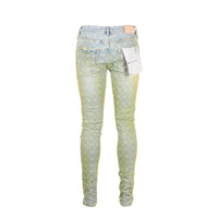 Purple Brand Neon Over Light Indigo Jacquard Monogram Men's Jeans