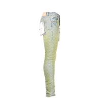 Purple Brand Neon Over Light Indigo Jacquard Monogram Men's Jeans