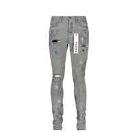 Purple Brand P001 Reverse Grey Dirty Repair Men's Jeans