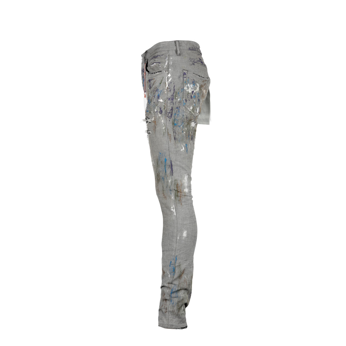 Purple Brand P001 Reverse Grey Dirty Repair Men's Jeans