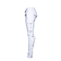 SERENDE Seneca Dreams Men's White Skinny Jeans