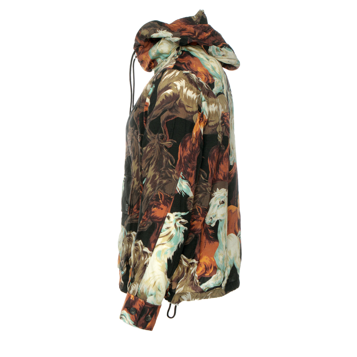 KENZO Paris 'Chevaux KENZO' Half Zip Men's Anorak