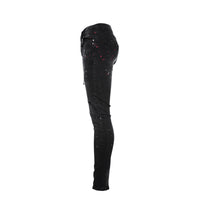 Black Denim Nemesis Men's Skinny Designer Jean