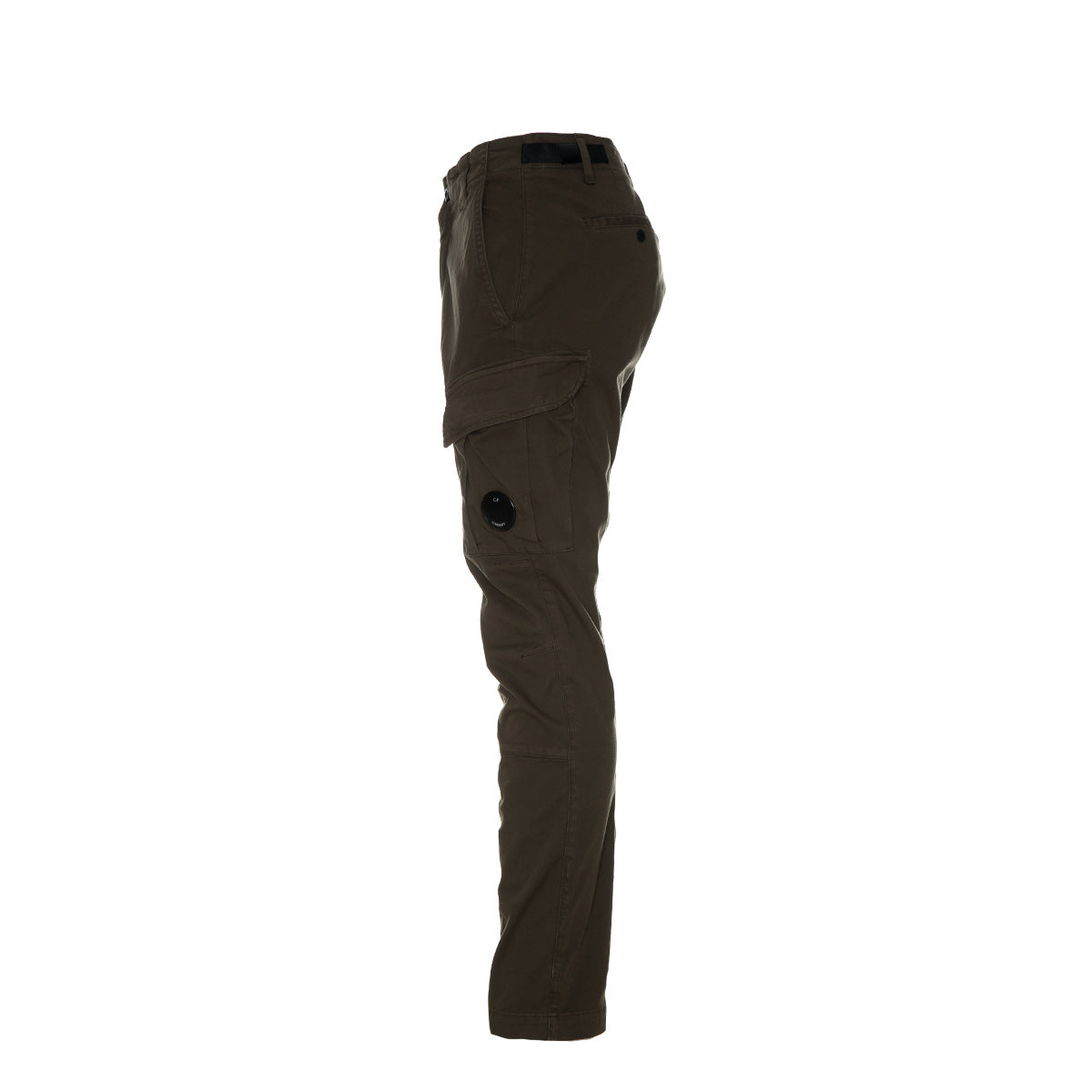 Garment Dyed Stretch Gabardine Cargo Lens Trouser