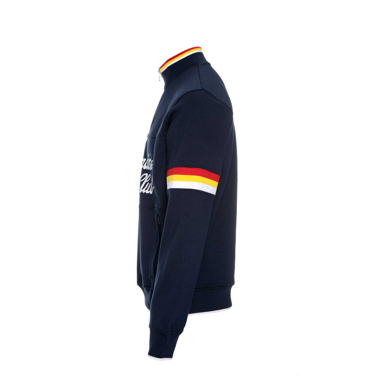 Billionaire Boys Club & Ice Cream Time LS Knit. Half zip sweater in navy.  Style #881-8306