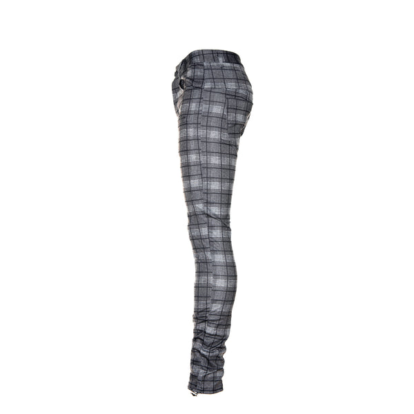 Kollar Button Pant Black Plaid