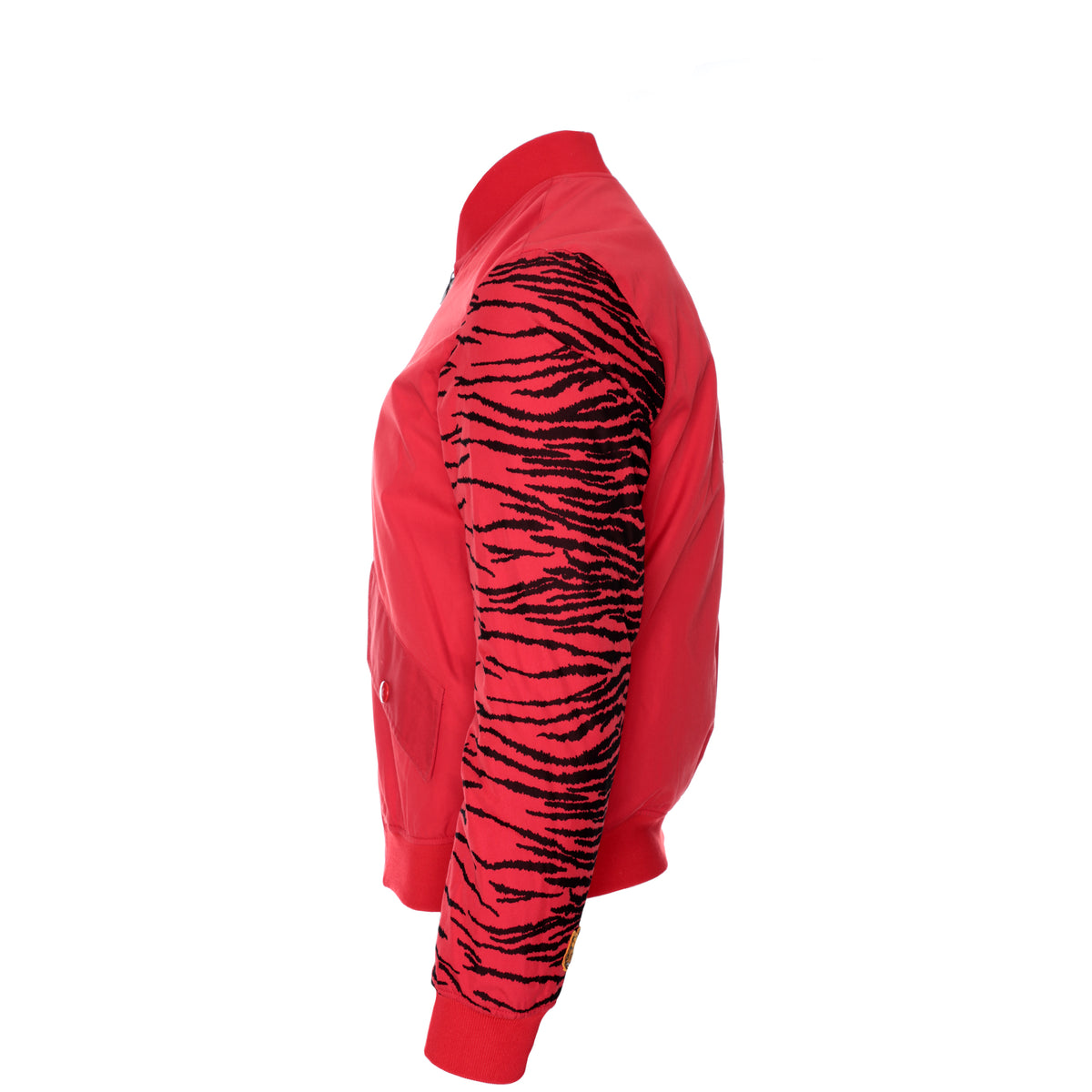Kenzo Paris SS21 Embroidered Men's Bomber Jacket Red