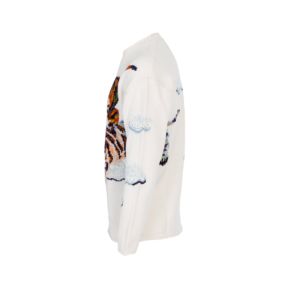 Kenzo Paris 'Cloud Tigers' Knit Sweater White