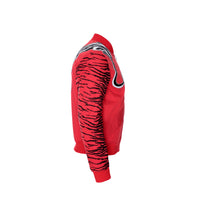 Kenzo Paris SS21 Embroidered Men's Bomber Jacket Red