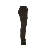 Garment Dyed Stretch Gabardine Cargo Lens Trouser