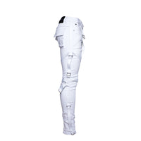 SERENDE Seneca Dreams Men's White Skinny Jeans