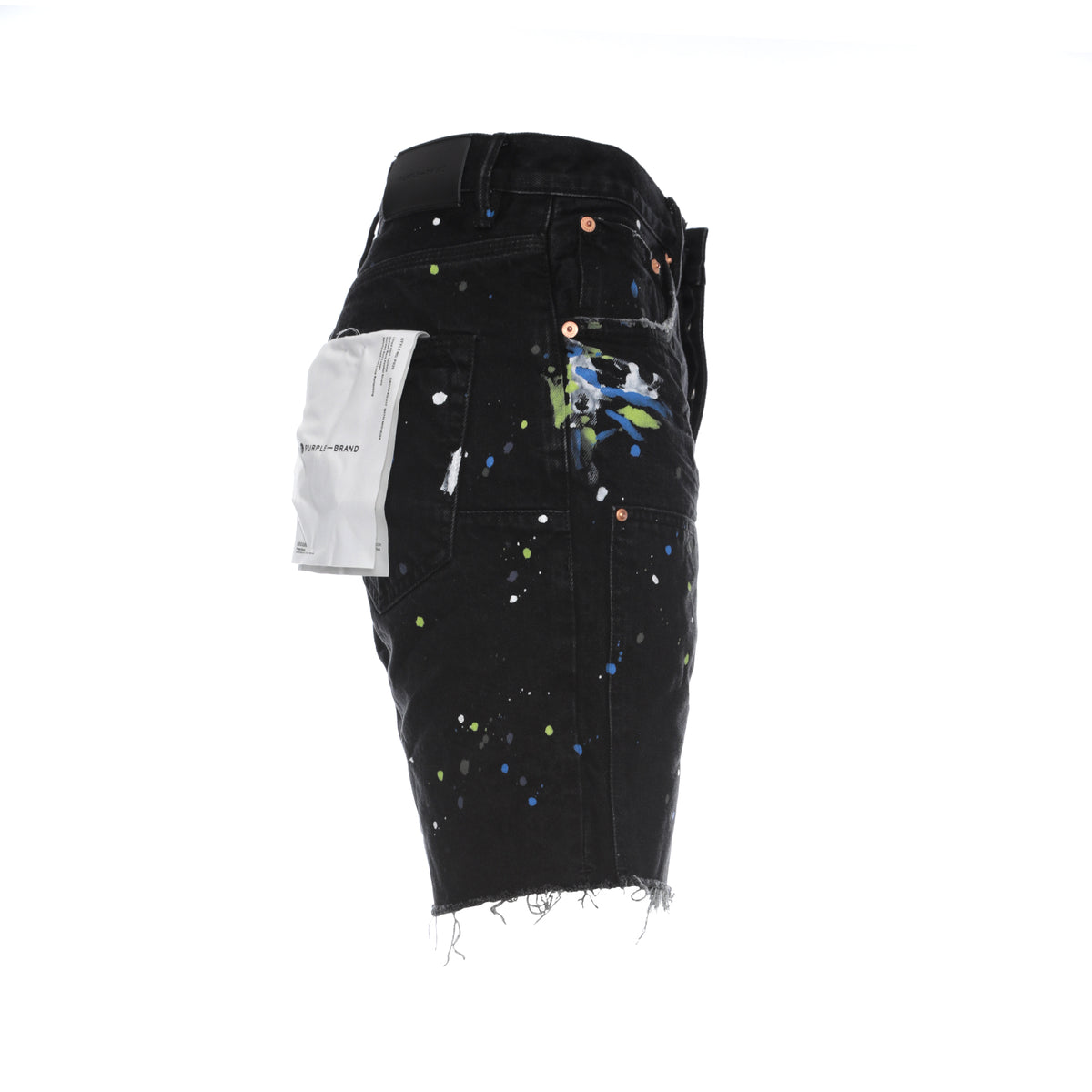 Purple Brand Carpenter Men's Denim Shorts Black