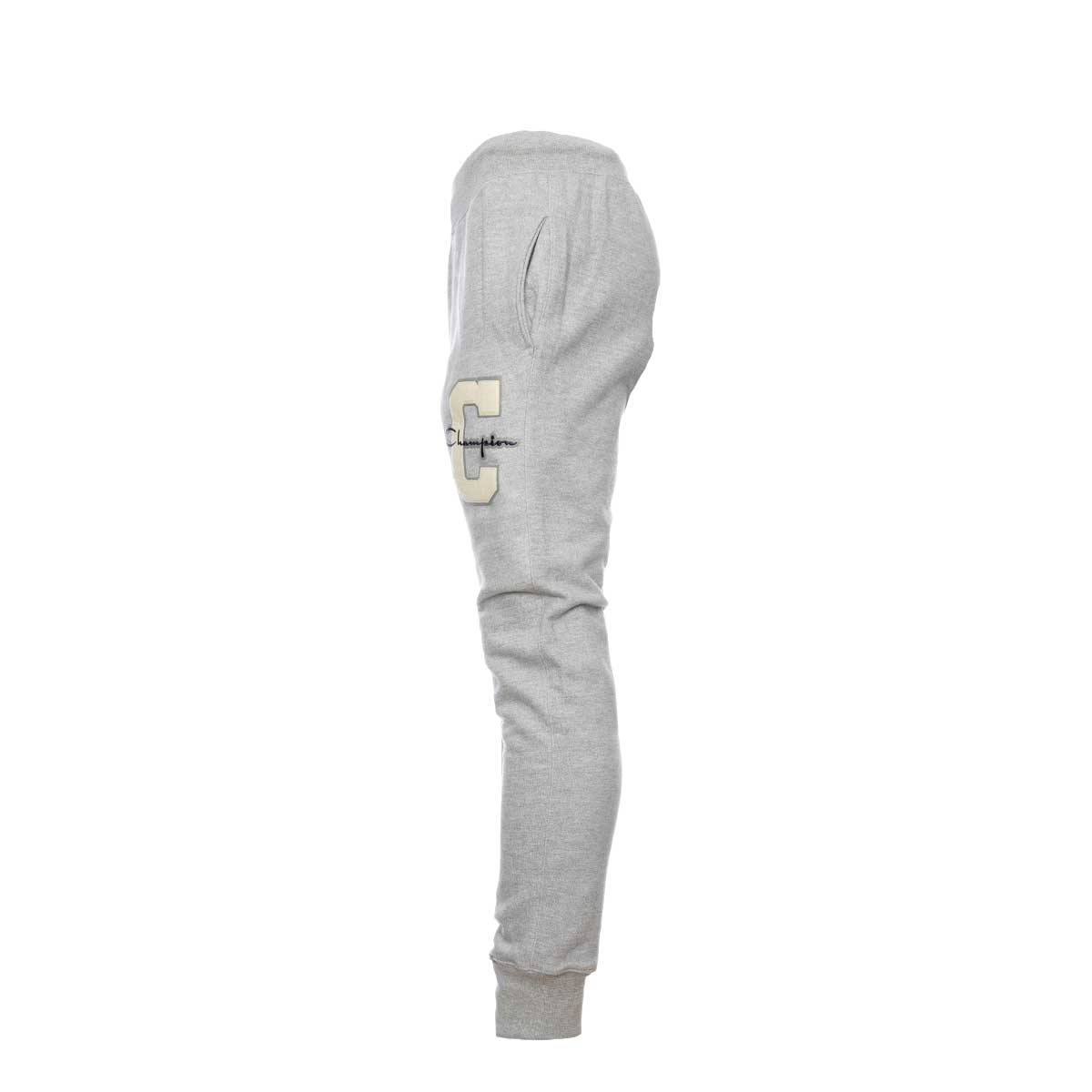 Champion Reverse Weave Varsity Logo Joggers Grey