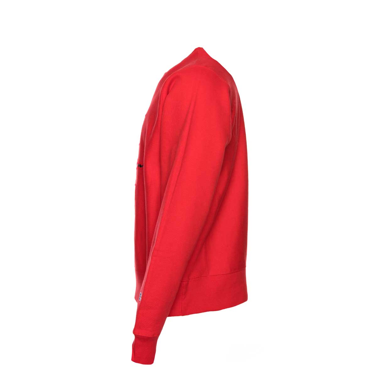 Champion Reverse Weave Crew Pullover Varsity Logo Red