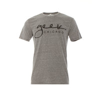 Fashion Geek Script Geek Chicago Logo Mens SS Tee