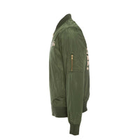 Fashion Geek by Alonzo Jackson Army Style Geek Jacket Dark Green
